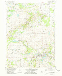 Manchester Michigan Historical topographic map, 1:24000 scale, 7.5 X 7.5 Minute, Year 1980