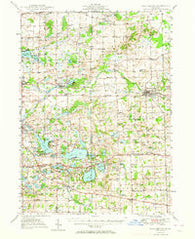 Manchester Michigan Historical topographic map, 1:62500 scale, 15 X 15 Minute, Year 1949