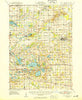 Manchester Michigan Historical topographic map, 1:62500 scale, 15 X 15 Minute, Year 1949