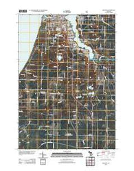 Manistee Michigan Historical topographic map, 1:24000 scale, 7.5 X 7.5 Minute, Year 2012