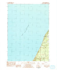 Manistee NW Michigan Historical topographic map, 1:25000 scale, 7.5 X 7.5 Minute, Year 1982