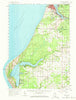 Manistee Michigan Historical topographic map, 1:62500 scale, 15 X 15 Minute, Year 1958