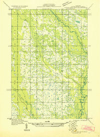 Manistique River NE Michigan Historical topographic map, 1:31680 scale, 7.5 X 7.5 Minute, Year 1931