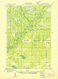 Manistique River SE Michigan Historical topographic map, 1:31680 scale, 7.5 X 7.5 Minute, Year 1931