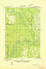 Manistique River SW Michigan Historical topographic map, 1:31680 scale, 7.5 X 7.5 Minute, Year 1931