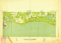 Manistique Michigan Historical topographic map, 1:31680 scale, 15 X 15 Minute, Year 1931