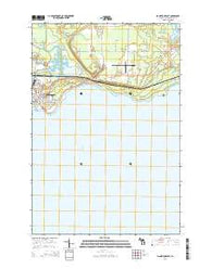 Manistique East Michigan Historical topographic map, 1:24000 scale, 7.5 X 7.5 Minute, Year 2014