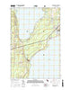 Manistique West Michigan Current topographic map, 1:24000 scale, 7.5 X 7.5 Minute, Year 2016
