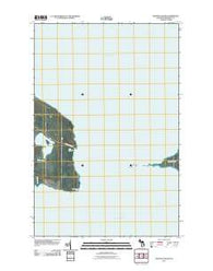 Manitou Island Michigan Historical topographic map, 1:24000 scale, 7.5 X 7.5 Minute, Year 2011