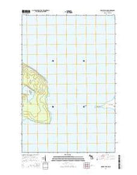 Manitou Island Michigan Historical topographic map, 1:24000 scale, 7.5 X 7.5 Minute, Year 2014