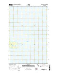 Manitou Island OE E Michigan Current topographic map, 1:24000 scale, 7.5 X 7.5 Minute, Year 2017