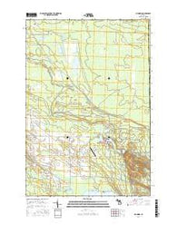 Manning Michigan Current topographic map, 1:24000 scale, 7.5 X 7.5 Minute, Year 2017