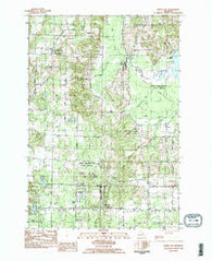 Maple City Michigan Historical topographic map, 1:24000 scale, 7.5 X 7.5 Minute, Year 1983