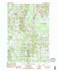 Maple City Michigan Historical topographic map, 1:24000 scale, 7.5 X 7.5 Minute, Year 1983