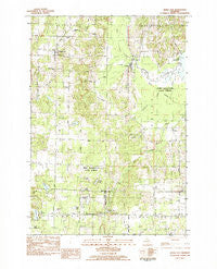 Maple City Michigan Historical topographic map, 1:25000 scale, 7.5 X 7.5 Minute, Year 1983