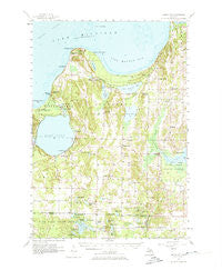 Maple City Michigan Historical topographic map, 1:62500 scale, 15 X 15 Minute, Year 1957