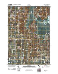 Maple City Michigan Historical topographic map, 1:24000 scale, 7.5 X 7.5 Minute, Year 2011