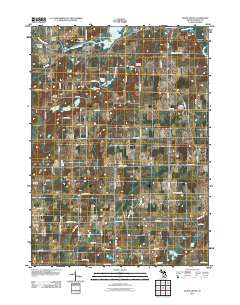 Maple Grove Michigan Historical topographic map, 1:24000 scale, 7.5 X 7.5 Minute, Year 2011