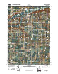 Maple Rapids Michigan Historical topographic map, 1:24000 scale, 7.5 X 7.5 Minute, Year 2011