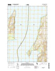 Mapleton Michigan Historical topographic map, 1:24000 scale, 7.5 X 7.5 Minute, Year 2014
