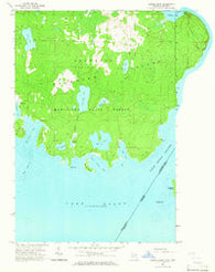 Marble Head Michigan Historical topographic map, 1:24000 scale, 7.5 X 7.5 Minute, Year 1964
