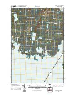 Marble Head Michigan Historical topographic map, 1:24000 scale, 7.5 X 7.5 Minute, Year 2011