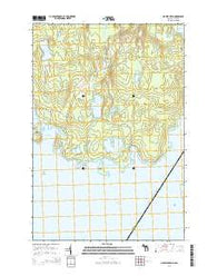Marble Head Michigan Historical topographic map, 1:24000 scale, 7.5 X 7.5 Minute, Year 2014