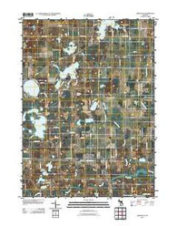 Marcellus Michigan Historical topographic map, 1:24000 scale, 7.5 X 7.5 Minute, Year 2011