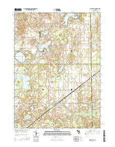 Marcellus Michigan Historical topographic map, 1:24000 scale, 7.5 X 7.5 Minute, Year 2014