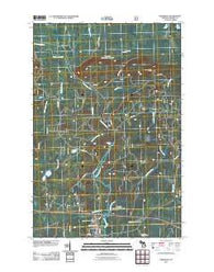 Marenisco Michigan Historical topographic map, 1:24000 scale, 7.5 X 7.5 Minute, Year 2011