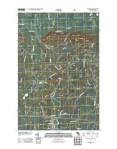 Marenisco Michigan Historical topographic map, 1:24000 scale, 7.5 X 7.5 Minute, Year 2011