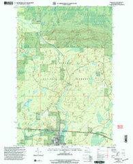 Marenisco Michigan Historical topographic map, 1:24000 scale, 7.5 X 7.5 Minute, Year 1999