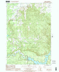 Marilla Michigan Historical topographic map, 1:24000 scale, 7.5 X 7.5 Minute, Year 1987
