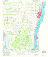 Marine City Michigan Historical topographic map, 1:24000 scale, 7.5 X 7.5 Minute, Year 1968