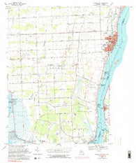 Marine City Michigan Historical topographic map, 1:24000 scale, 7.5 X 7.5 Minute, Year 1968