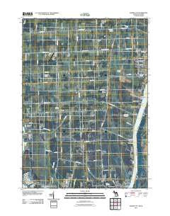 Marine City Michigan Historical topographic map, 1:24000 scale, 7.5 X 7.5 Minute, Year 2011