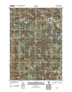 Marion Michigan Historical topographic map, 1:24000 scale, 7.5 X 7.5 Minute, Year 2011
