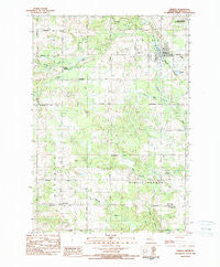 Marion Michigan Historical topographic map, 1:25000 scale, 7.5 X 7.5 Minute, Year 1983