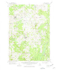 Marion Michigan Historical topographic map, 1:62500 scale, 15 X 15 Minute, Year 1957