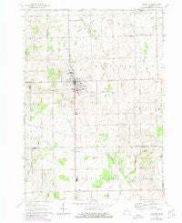 Marlette Michigan Historical topographic map, 1:24000 scale, 7.5 X 7.5 Minute, Year 1963