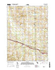 Marne Michigan Current topographic map, 1:24000 scale, 7.5 X 7.5 Minute, Year 2017