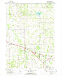 Marne Michigan Historical topographic map, 1:24000 scale, 7.5 X 7.5 Minute, Year 1980