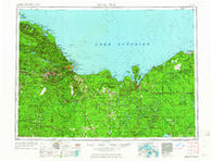 Marquette Michigan Historical topographic map, 1:250000 scale, 1 X 2 Degree, Year 1961