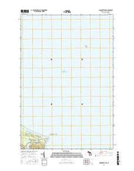Marquette NW Michigan Current topographic map, 1:24000 scale, 7.5 X 7.5 Minute, Year 2017