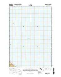 Marquette OE E Michigan Current topographic map, 1:24000 scale, 7.5 X 7.5 Minute, Year 2017