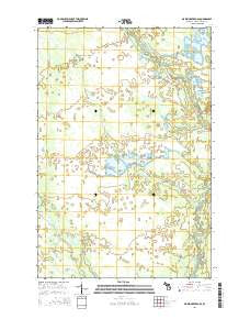 Marsh Creek Pool Michigan Historical topographic map, 1:24000 scale, 7.5 X 7.5 Minute, Year 2014