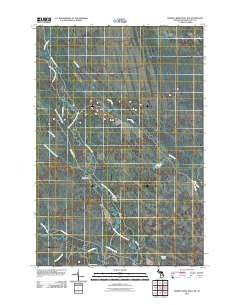 Marsh Creek Pool NW Michigan Historical topographic map, 1:24000 scale, 7.5 X 7.5 Minute, Year 2011