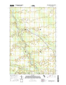 Marsh Creek Pool NW Michigan Current topographic map, 1:24000 scale, 7.5 X 7.5 Minute, Year 2017