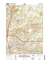 Marshall Michigan Historical topographic map, 1:24000 scale, 7.5 X 7.5 Minute, Year 2014
