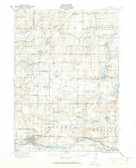 Marshall Michigan Historical topographic map, 1:62500 scale, 15 X 15 Minute, Year 1921